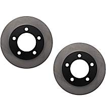 Front Brake Disc, Plain Surface, Vented, 5 Lugs, 297.69 mm, 4WD, Premium Series