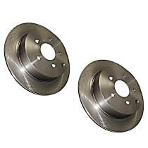 Front Brake Disc, Plain Surface, Vented, 5 Lugs, 278.89 mm, AWD, Non-ABS, With Rear Disc Brake, C-Tek Series