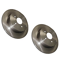 SET-CE121-44094-2 Rear Brake Disc, Plain Surface, Vented, 6 Lugs 335.03 mm 4WD C-Tek Series