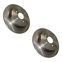 Front Brake Disc, Plain Surface, Vented, 6 Lugs, 290.07 mm, 4WD, C-Tek Series