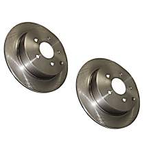 Front Brake Disc, Plain Surface, Vented, 5 Lugs, 261.37 mm, RWD, Limited, C-Tek Series