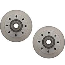 SET-CE121-67002-2 Front Brake Disc, Plain Surface, Vented, 5 Lugs, 265.94 mm,, C-Tek Series