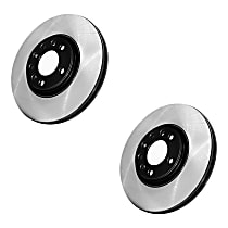 SET-CE125-61053-2 Front Brake Disc, Plain Surface, 5 Lugs Premium High Carbon Series