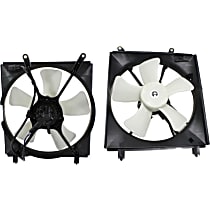 2Pcs Cooling Fan Motor Set Both Left & Right Side For Lexus RX350 RX400H RX450H