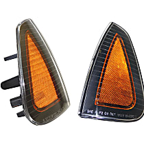 SET-CR4806218AD Side Marker Lens - Driver and Passenger Side, Direct Fit, Set of 2