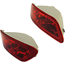 SET-CR57010716AC-R Rear, Driver and Passenger Side Fog Light Without bulb(s)