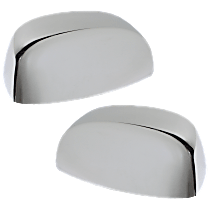 Driver and Passenger Side Mirror Covers, Chrome