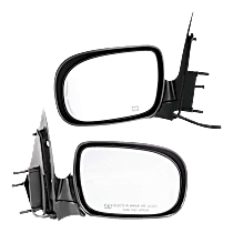 Driver and Passenger Side Mirrors, Power, Manual Folding, Heated, Paintable, No Signal Light, No Memory, No Puddle Light, No Auto-Dimming, No Blind Spot Feature