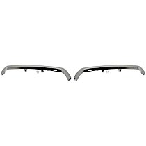 Grille Trim, Driver and Passenger Side, Upper, Chrome