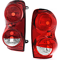 New Smoked LED Tail Light Set For 2004-2009 Dodge Durango CH2818101 CH2819101