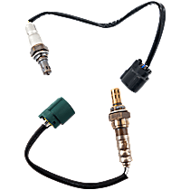 Before and After Catalytic Converter Oxygen Sensor, FI, Turbocharged, GAS, B1S1, B1S2, Set of 2, 4 Cyl 2.0L