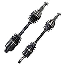 Front, Driver and Passenger Side Axle Assembly, New, 3.6L 6Cyl