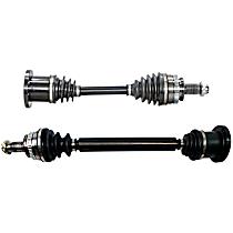 Rear, Driver and Passenger Side Axle Assembly,  OE#33217504521, OE#33217504523, New, 2.2L 6Cyl Standard, Transmission, Sedan