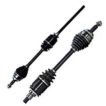 SET-DSS5307N Front, Driver and Passenger Side Axle Assembly - New Set of 2 AWD, 3.5L, 6Cyl