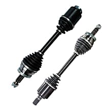 Front, Driver and Passenger Side Axle Assembly - New Set of 2