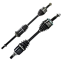 Front, Driver and Passenger Side Axle Assembly, New, 2.0L 4Cyl Automatic, Transaxle