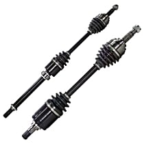 Front, Driver and Passenger Side Axle Assembly, Automatic CVT Transaxle, New