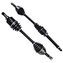 Front, Driver and Passenger Side Axle Assembly, 6-Speed, Standard Transaxle, New