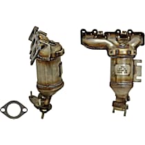 Front, Driver and Passenger Side Catalytic Converter, 6 Cyl 3.7L, Federal EPA Standard, 46-State Legal (Cannot ship to CA, CO, NY or ME), Firewall Side - Front, Driver and Passenger Side