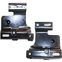 Evan-Fischer Bumper Bracket compatible with Ford Ranger 93-97 Front Arm Steel Left Side