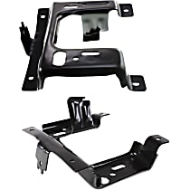 Front, Driver and Passenger Side Bumper Brackets, Bumper Mounting Plate
