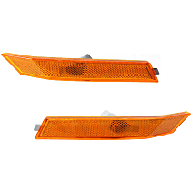 Front, Driver and Passenger Side Side Marker With bulb(s)