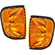 Driver and Passenger Side Halogen Corner Light, Without bulb(s)