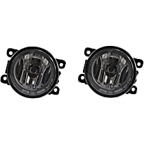 Front, Driver and Passenger Side Fog Lights, With Bulb(s), Halogen, Standard Type, CAPA CERTIFIED