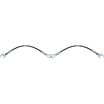 Driver and Passenger Side Tailgate Cables, 17.3 in. Overall Length