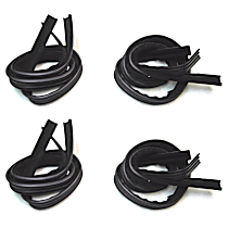 SET-FAIKF1005B-2 Door Glass Weatherstrip - Set of 2