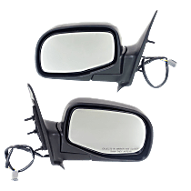 Driver and Passenger Side Mirror, Power, Manual Folding, Non-Heated, Textured Black, Without Signal Light, Without memory, Without Puddle Light, Without Auto-Dimming, Without Blind Spot Feature