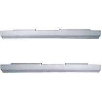 SET-FITN0749140L Rocker Repair Panel - Driver and Passenger Side, Unprimed, Steel, Direct Fit