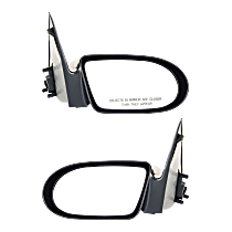 Driver and Passenger Side Mirror, Manual Adjust, Non-Folding, Non-Heated, Paintable, Without Signal Light, Without memory, Without Puddle Light, Without Auto-Dimming, Without Blind Spot Feature
