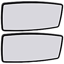 Driver and Passenger Side Mirror, Manual Adjust, Non-Heated, Non-Folding, Paintable, No Signal Light, No Memory, No Puddle Light, No Auto-Dimming, No Blind Spot Feature