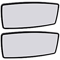 Driver and Passenger Side Mirror, Manual Adjust, Non-Heated, Non-Folding, Chrome, No Signal Light, No Memory, No Puddle Light, No Auto-Dimming, No Blind Spot Feature