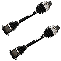 Front, Driver and Passenger Side Axle Assembly, New, 3.0L 6Cyl
