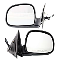 Driver and Passenger Side Mirrors, Power, Manual Folding, Non-Heated, Paintable, Without Signal Light, Without memory, Without Puddle Light, Without Auto-Dimming, Without Blind Spot Feature