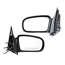 Driver and Passenger Side Mirrors, Power, Manual Folding, Non-Heated, Paintable, No Signal Light, No Memory, No Puddle Light, No Auto-Dimming, No Blind Spot Feature