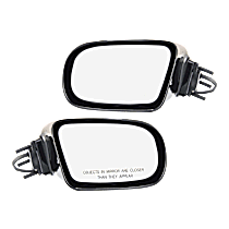 Driver and Passenger Side Mirrors, Power, Non-Folding, Non-Heated, Paintable, No Signal Light, No Memory, No Puddle Light, No Auto-Dimming, No Blind Spot Feature