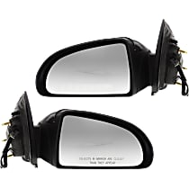 Driver and Passenger Side Mirror, Power Adjust, Non-Heated, Paintable, Non-Folding, No Signal Light, No Blind Spot Feature, No Memory, No Puddle Light, No Auto-Dimming