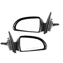 Driver and Passenger Side Mirror, Manual Adjust, Non-Heated, Paintable, Non-Folding, No Signal Light, No Blind Spot Feature, No Memory, No Puddle Light, No Auto-Dimming, Sedan