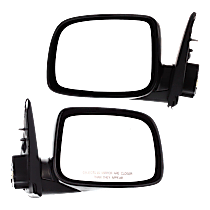 Driver and Passenger Side Mirrors, Power, Manual Folding, Heated, Paintable, No Signal Light, No Memory, No Puddle Light, No Auto-Dimming, No Blind Spot Feature