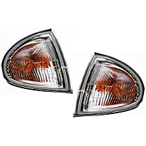 Front, Driver and Passenger Side Turn Signal Light, With bulb(s)
