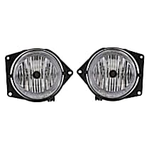 Front, Driver and Passenger Side Fog Lights, With Bulb(s), Halogen