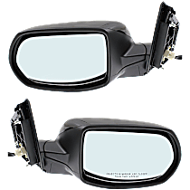 Driver and Passenger Side Mirrors, Power, Manual Folding, Non-Heated, Paintable, Without Signal Light, Without memory, Without Puddle Light, Without Auto-Dimming, Without Blind Spot Feature