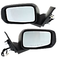 Driver and Passenger Side Mirrors, Power, Manual Folding, Non-Heated, Paintable, In-housing Signal Light, Without memory, Without Puddle Light, Without Auto-Dimming, Without Blind Spot Feature