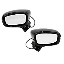 Driver and Passenger Side Mirror, Power Adjust, Heated, Paintable, Power Folding, In-housing Signal Light, No Blind Spot Feature, With Memory, No Puddle Light, No Auto-Dimming
