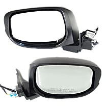 Driver and Passenger Side Mirrors, Power, Manual Folding, Non-Heated, Paintable, Without Signal Light, Without memory, Without Puddle Light, Without Auto-Dimming, Without Blind Spot Feature