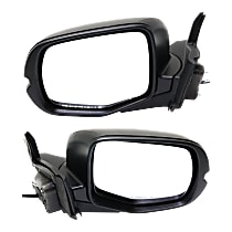 Driver and Passenger Side Mirror, Power, Non-Heated, Manual Folding, Paintable, No Signal Light, No Memory, No Puddle Light, No Auto-Dimming, No Blind Spot Feature