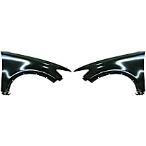 Front, Driver and Passenger Side Fenders, Without turn signal light hole
